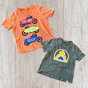 XS (4-5y): 2 Gap Flip Sequin Beachy Tees